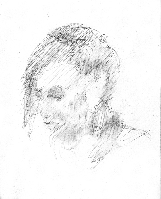 woman--head in hand