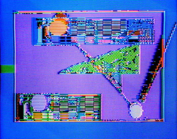 YY Universe, computer archival print  (ed. 25), 8 x 10 in.,1983