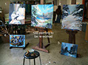 Leeann 3 paintings spread
