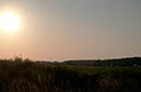 Sunset over I-94