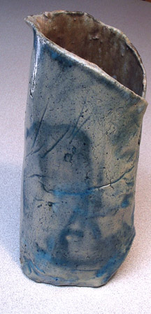 Hand-held Blue Pitcher_a